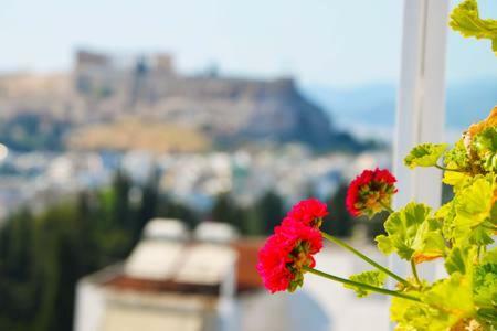 Apartamento Mia'S Atelier, Balcony To Acropolis Atenas Exterior foto